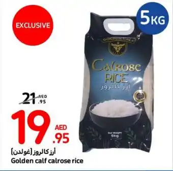 Carrefour Golden Calf Calrose Rice 5kg offer