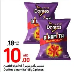 Carrefour Doritos dinamita 145g 2 pieces offer
