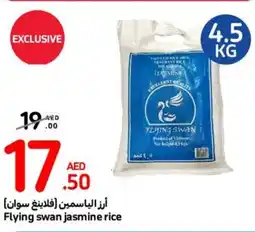 Carrefour Flying Swan Jasmine Rice 4.5kg offer