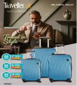 Grand Mall Sharjah ABS 4 WHEEL TROLLEY 20" offer