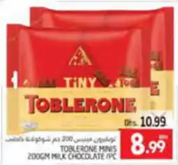 Pasons TOBLERONE MINIS 200GM MILK CHOCOLATE / PC offer