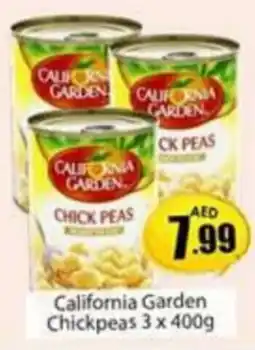 Amber California Garden Chickpeas 3 x 400g offer