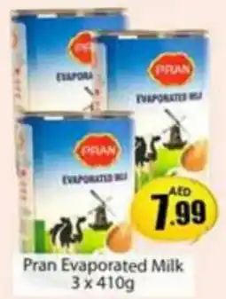 Amber Pran Evaporated Milk 3x410g offer
