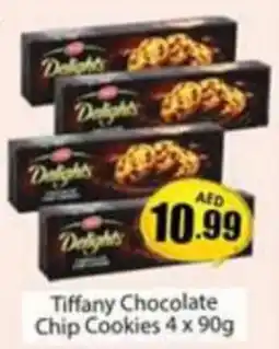 Amber Tiffany Chocolate Chip Cookies 4 x 90g offer