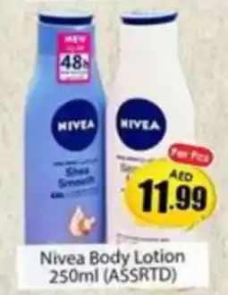 Amber Nivea Body Lotion 250ml (ASSRTD) offer
