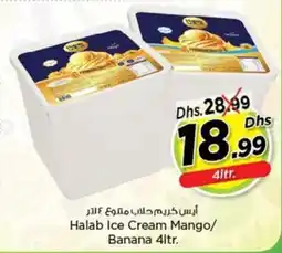 Nesto Halab Ice Cream Mango/ Banana 4ltr. offer