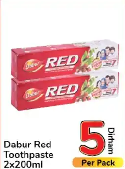 Day To Day Dabur Red Toothpaste 2x200ml offer