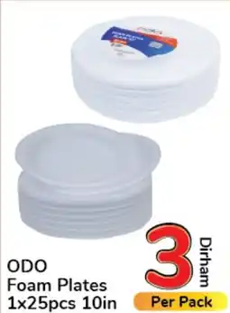 Day To Day ODO Foam Plates 1x25pcs 10in offer
