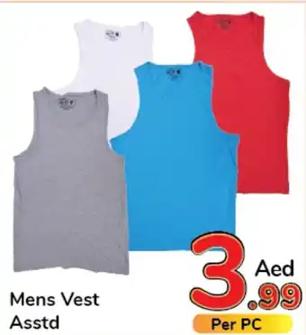 Day To Day Mens Vest Asstd offer