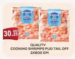 Almaya supermarket QUALITY COOKING SHRIMPS PUD TAIL OFF 2X800 GM offer