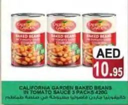 Almaya supermarket CALIFORNIA GARDEN BAKED BEANS IN TOMATO SAUCE 3 PACKS 420G offer