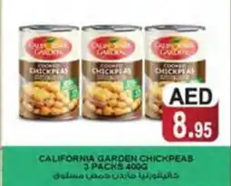 Almaya supermarket CALIFORNIA GARDEN CHICKPEAS 3 PACKS 400G offer