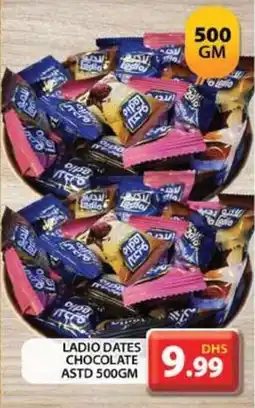 Grand Hyper Market LADIO DATES CHOCOLATE ASTD 500GM offer