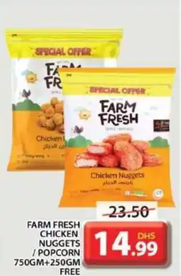 Grand Hyper Market FARM FRESH CHICKEN NUGGETS / POPCORN 750GM + 250GM FREE offer