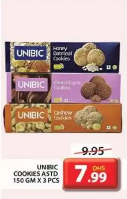 Grand Hyper Market UNIBIC COOKIES ASTD 150GM X 3PCS offer
