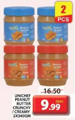 Grand Hyper Market UNICHEF PEANUT BUTTER CRUNCHY / CREAMY 2 X 340GM offer