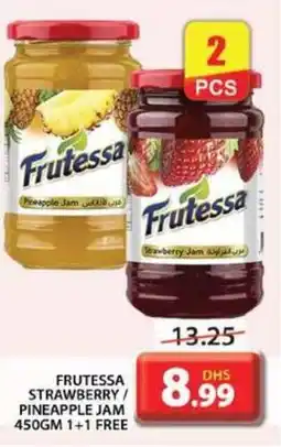 Grand Hyper Market FRUTESSA STRAWBERRY / PINEAPPLE JAM 450GM offer
