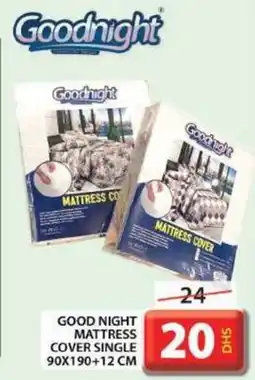 Grand Hyper Market GOOD NIGHT MATTRESS COVER SINGLE 90X190+12 CM offer