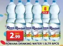 Grand Hyper Market ROMANA DRINKING WATER 1.5LTR 6PCS offer