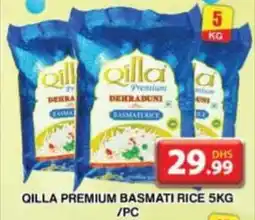 Grand Hyper Market QILLA PREMIUM BASMATI RICE 5KGQILLA PREMIUM BASMATI RICE 5KG /PC PC offer