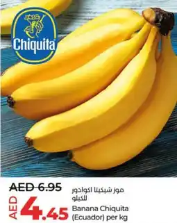 LuLu Express Banana Chiquita per kg offer