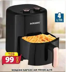Grand Mall Sharjah SONASHI SAF320 AIR FRYER 4LTR offer