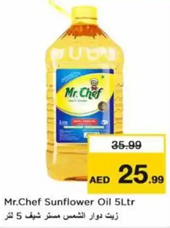 Nesto Mr.Chef Sunflower Oil 5Ltr offer