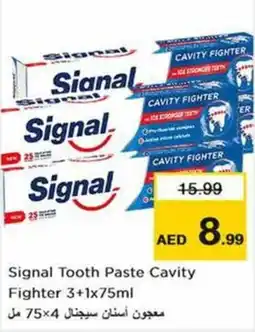 Nesto Signal Tooth Paste Cavity Fighter 3+1x75ml offer
