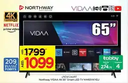 Nesto Northway VIDAA 4K Northway VIDAA 4K 65" Smart LED TV NW65VKYEU Smart LED TV NW65VKYEU offer