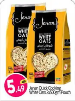 Bigmart Jenan Quick Cooking White Oats 2x500gm Pouch offer