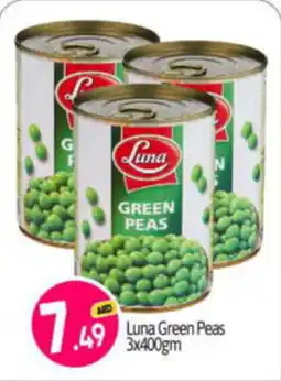 Bigmart Luna Green Peas 3x400gm offer