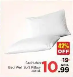 Nesto Bed Well Soft Pillow asstd offer
