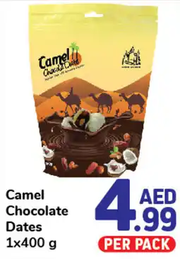 Day To Day Camel Chocolate dates 1x400g offer
