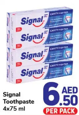 Day To Day Signal Toothpaste 4x75 ml offer