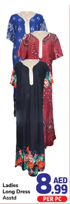 Day To Day Ladies Long Dress Asstd offer