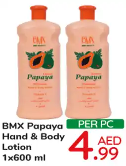 Day To Day BMX Papaya Hand and Body Lotion 1x600 ml offer
