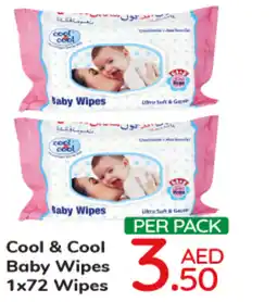Day To Day Cool and Cool Baby Wipes 1x72 Wipes offer