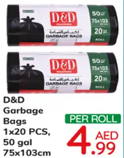 Day To Day Garbage bags 1x20 pcs 50 gal 75x103cm offer