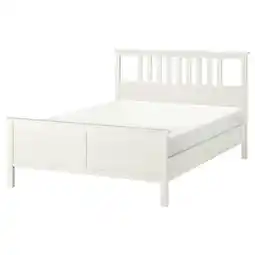 Ikea Hemnes Bed frame, white stain/leirsund, 160x200 cm offer