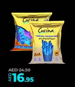 Lulu Hypermarket Cucina Chicken Shawarma 500gm Cucina Tempura Chicken Fries 550gm offer