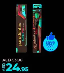 Lulu Hypermarket Parodontax Toothpaste Gum+Breath Whitening 75ml+Toothbrush offer