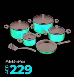 Lulu Hypermarket Prestige Non-Stick Cookware Set 10pc offer