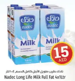 Kenz Hypermarket Nadec Long Life Milk Full Fat 4x1Ltr offer