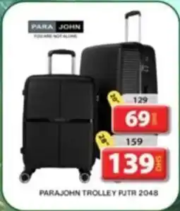 Grand Hyper Market PARAJOHN TROLLEY PUTR 2048 20INCH offer