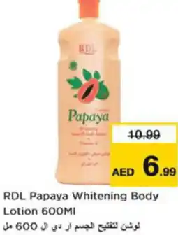 Last Chance RDL Papaya Whitening Body Lotion 600MI offer