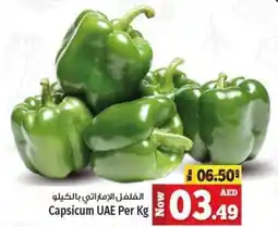 Kenz Hypermarket Capsicum Per Kg offer