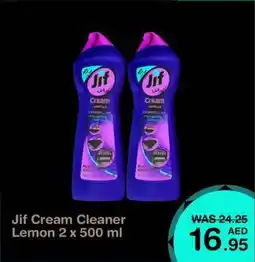Choithrams Jif Cream Cleaner Lemon 2 x 500 ml offer