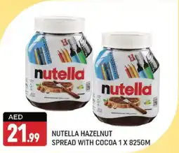 Shaklan NUTELLA HAZELNUT SPREAD WITH COCOA 1 X 825GM offer