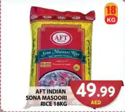 Grand Hyper Market AFT INDIAN SONA MASOORI RICE 18KG offer