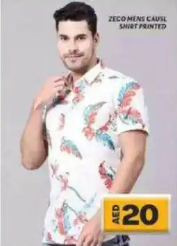 Grand Hyper Market ZECO MENS CAUSL SHIRT PRINTED offer